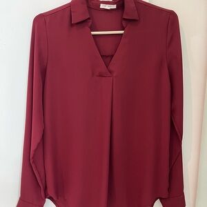 Maurices Deep Red Women's Blouse